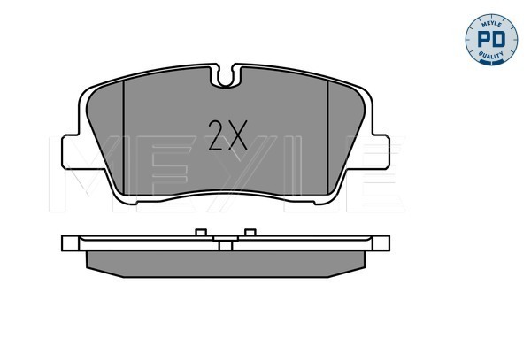 Placute frana MEYLE 0252241817/PD