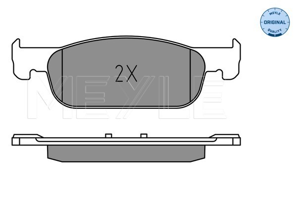 Placute frana MEYLE 0252252517