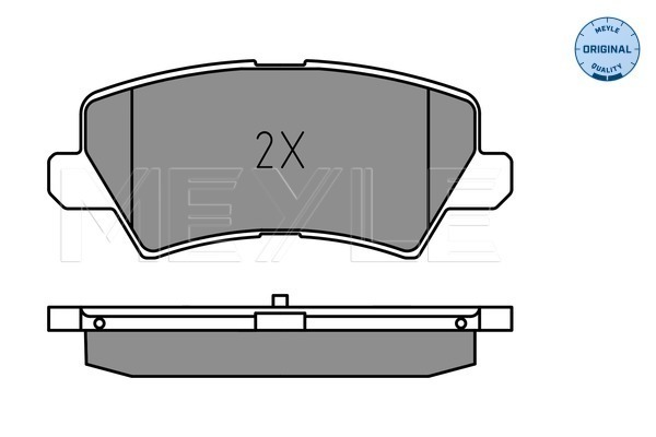 Placute frana MEYLE 0252290115