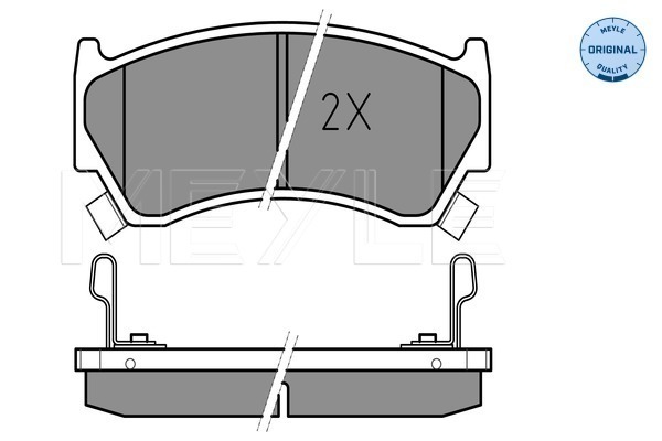 Placute frana MEYLE 025 230 0415/W