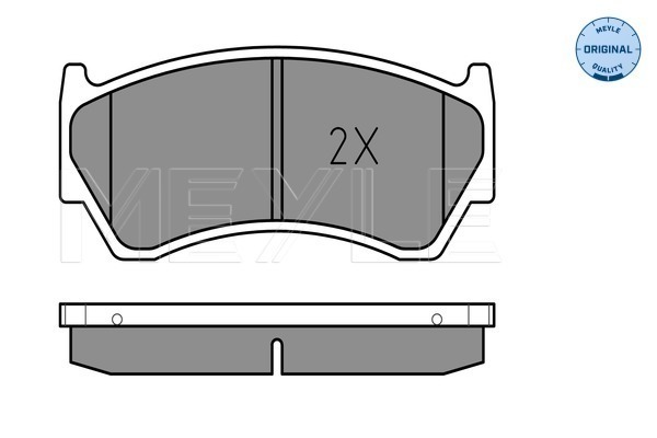 Placute frana MEYLE 0252300415/W