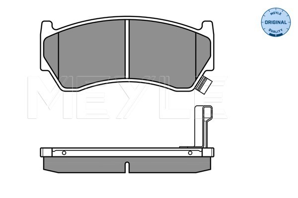 Placute frana MEYLE 0252300415/W
