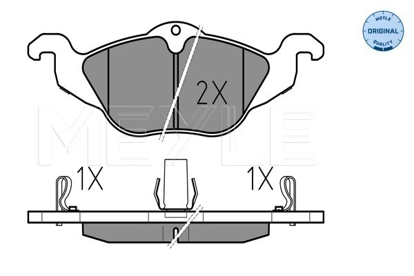 Placute frana MEYLE 0252306317/W