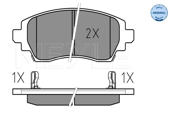 Placute frana MEYLE 0252308818/W
