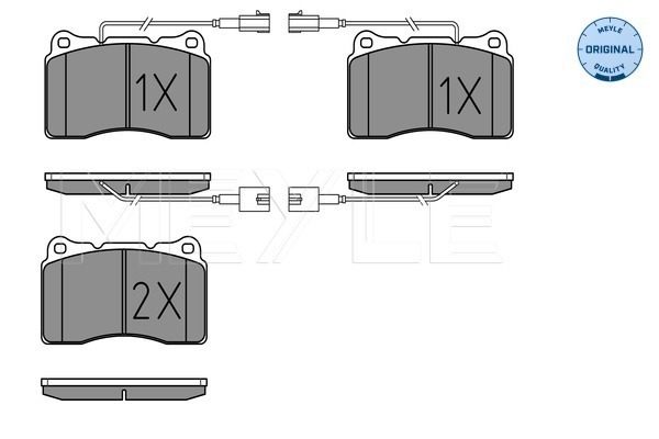 Placute frana MEYLE 0252309216/W