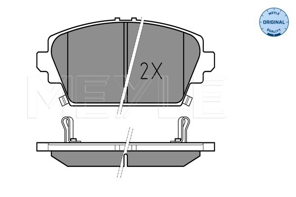 Placute frana MEYLE 0252309416/W