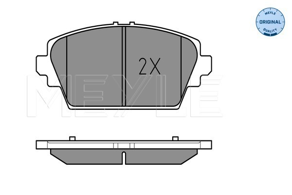 Placute frana MEYLE 0252309416/W