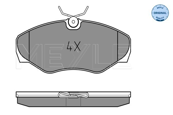 Placute frana MEYLE 0252309918