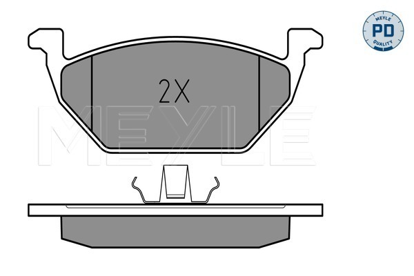 Placute frana MEYLE 0252313119/PD