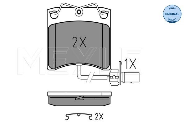 Placute frana MEYLE 0252317618/W