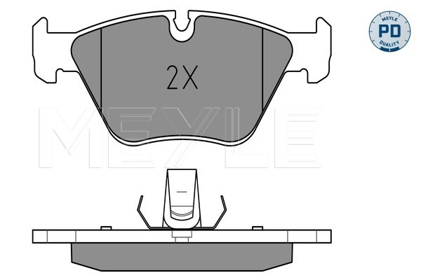 Placute frana MEYLE 0252318320/PD