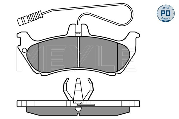 Placute frana MEYLE 0252319017/PD