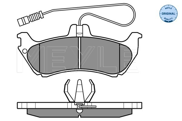 Placute frana MEYLE 0252319017/W