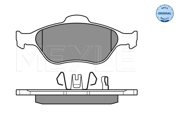 Placute frana MEYLE 0252320217/W