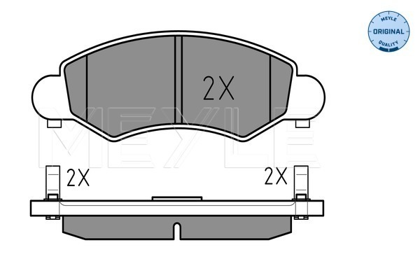 Placute frana MEYLE 0252325316/W