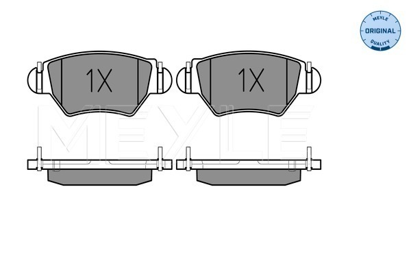 Placute frana MEYLE 0252325817/W