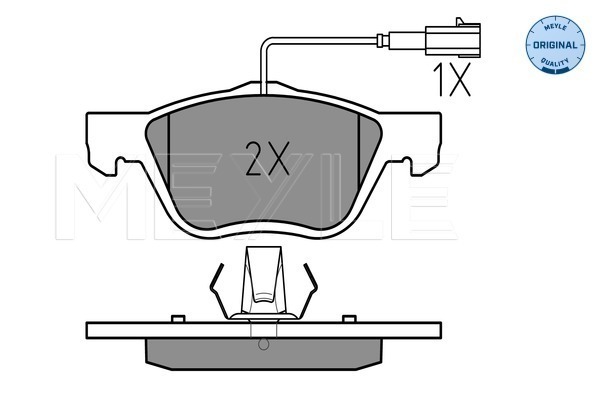 Placute frana MEYLE 0252328919/W