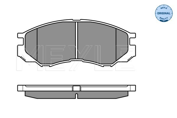 Placute frana MEYLE 0252329015/W