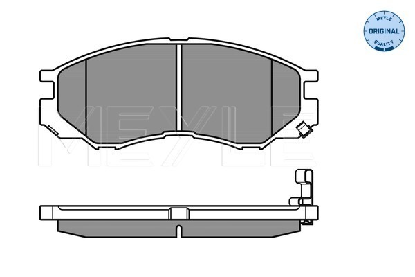 Placute frana MEYLE 0252329015/W
