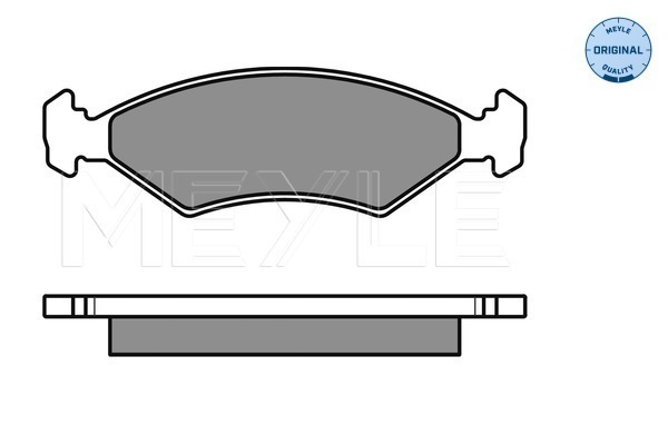 Placute frana MEYLE 025 233 8418/W