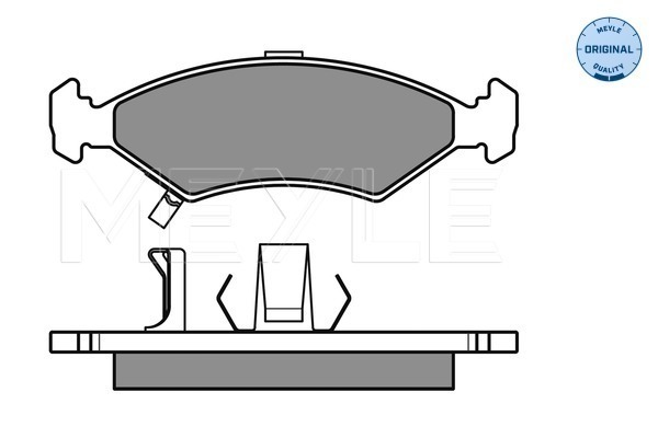 Placute frana MEYLE 0252338418/W