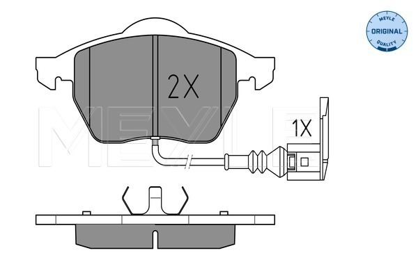 Placute frana MEYLE 0252339219/W