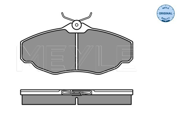 Placute frana MEYLE 0252345219
