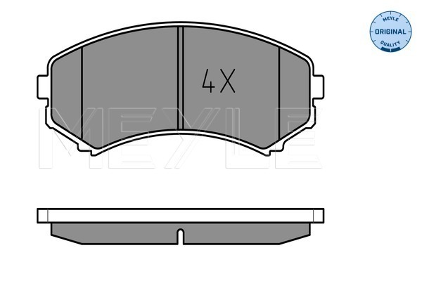 Placute frana MEYLE 0252348816/W