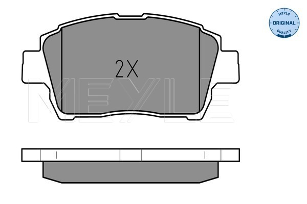Placute frana MEYLE 0252351017