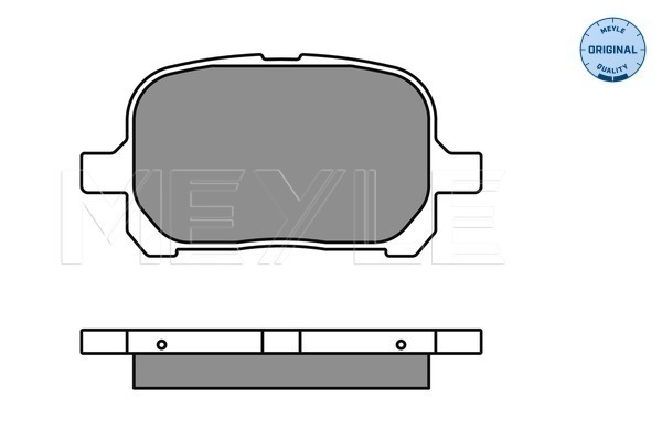 Placute frana MEYLE 0252351317