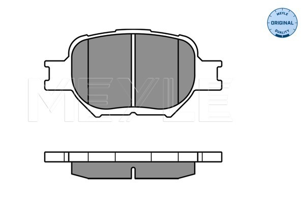Placute frana MEYLE 0252352617