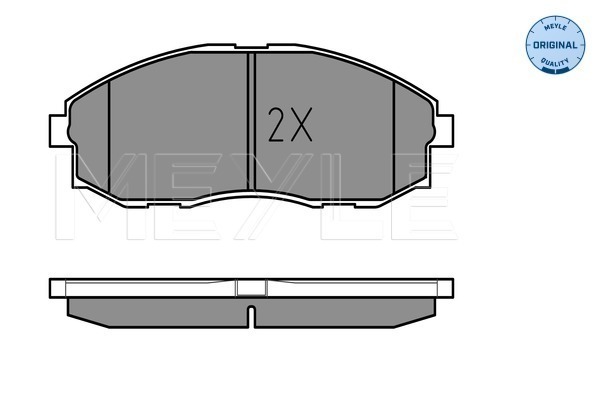 Placute frana MEYLE 0252353617/W