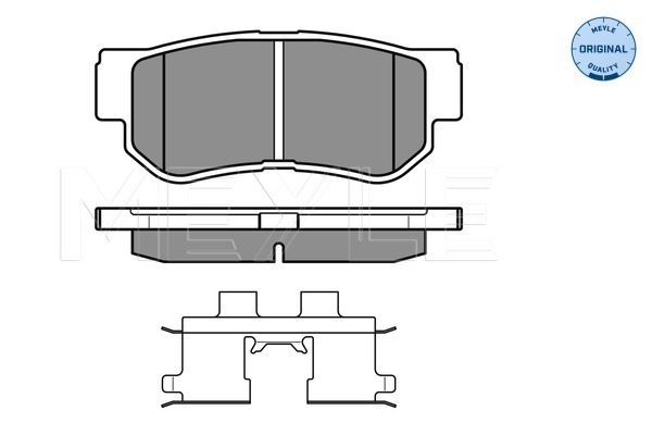 Placute frana MEYLE 0252354314/W
