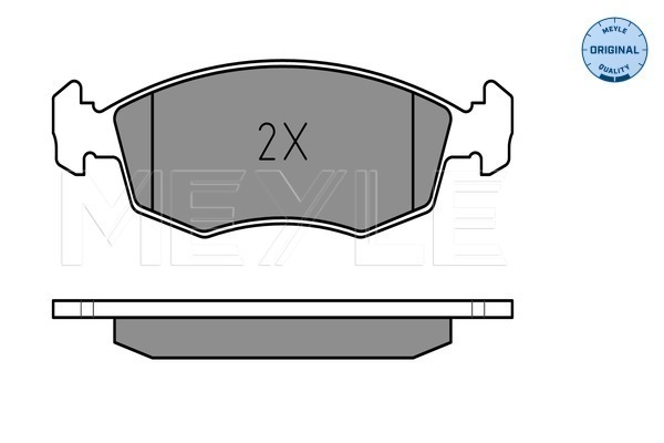 Placute frana MEYLE 0252355218