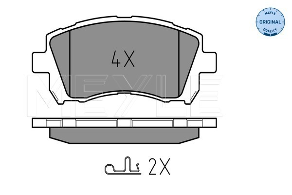 Placute frana MEYLE 0252355817/W