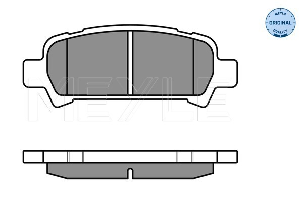 Placute frana MEYLE 0252357214/W