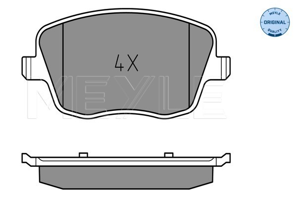 Placute frana MEYLE 0252358118