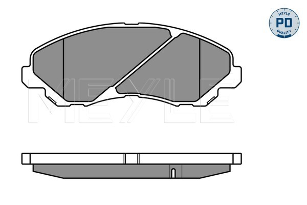 Placute frana MEYLE 0252358416/PD