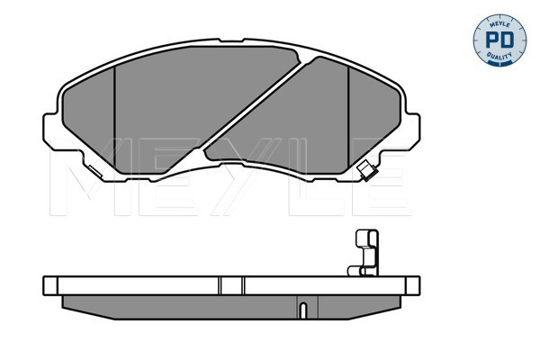 Placute frana MEYLE 0252358416/PD