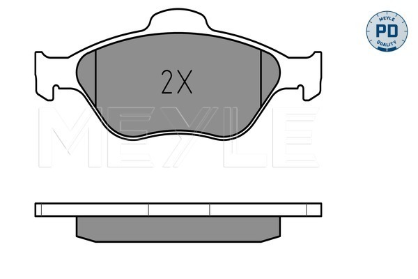 Placute frana MEYLE 0252360418/PD