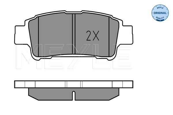 Placute frana MEYLE 0252364616/W
