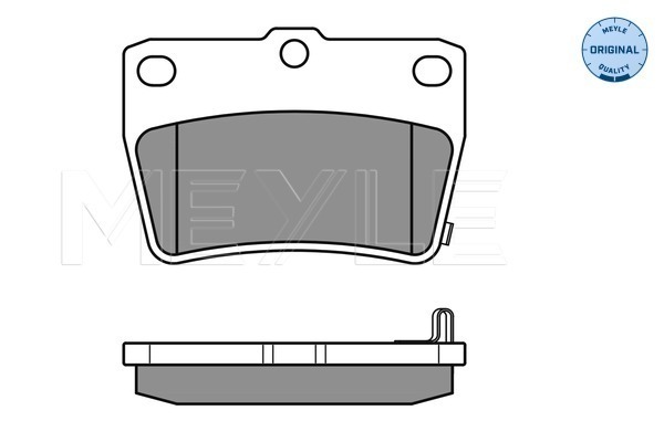 Placute frana MEYLE 0252365614/W