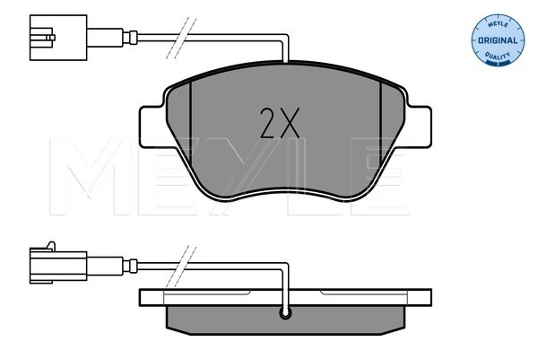 Placute frana MEYLE 0252370617/W