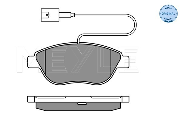 Placute frana MEYLE 0252370919/W