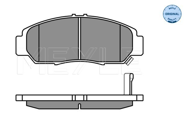 Placute frana MEYLE 0252372916/W