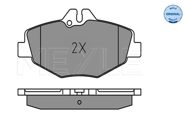 Placute frana MEYLE 0252374320/W