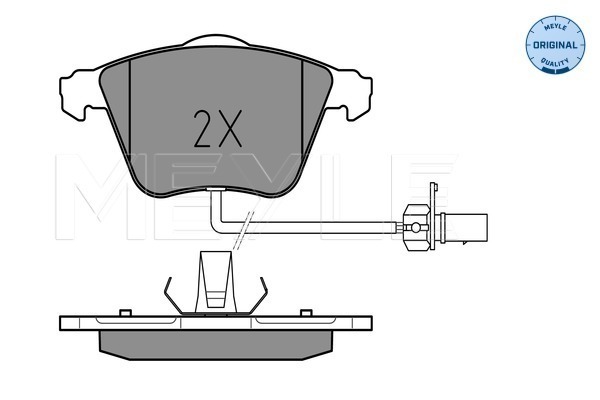 Placute frana MEYLE 0252376220/W