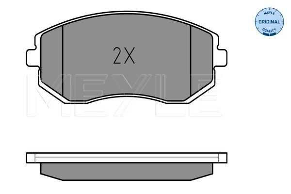 Placute frana MEYLE 0252386517/W