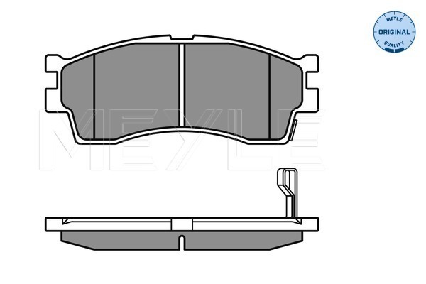 Placute frana MEYLE 0252387316/W