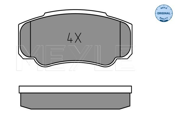 Placute frana MEYLE 0252392120